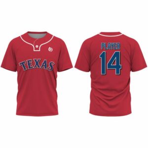 CS-BJ-1161(1 Button Baseball Jersey)